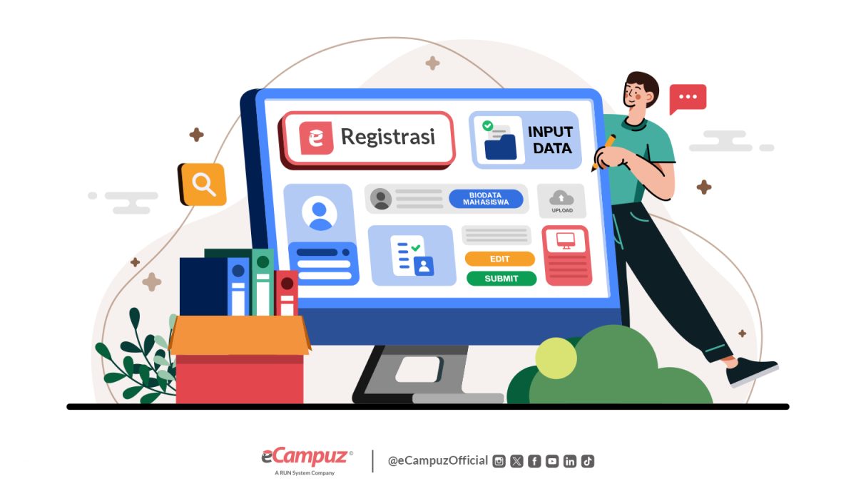 Sukses Input Data Mahasiswa di Aplikasi eRegistrasi